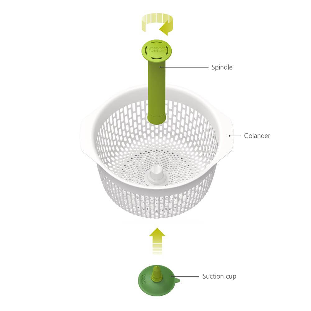 Joseph Joseph Spindola? In-Sink Salad-Spinning Colander